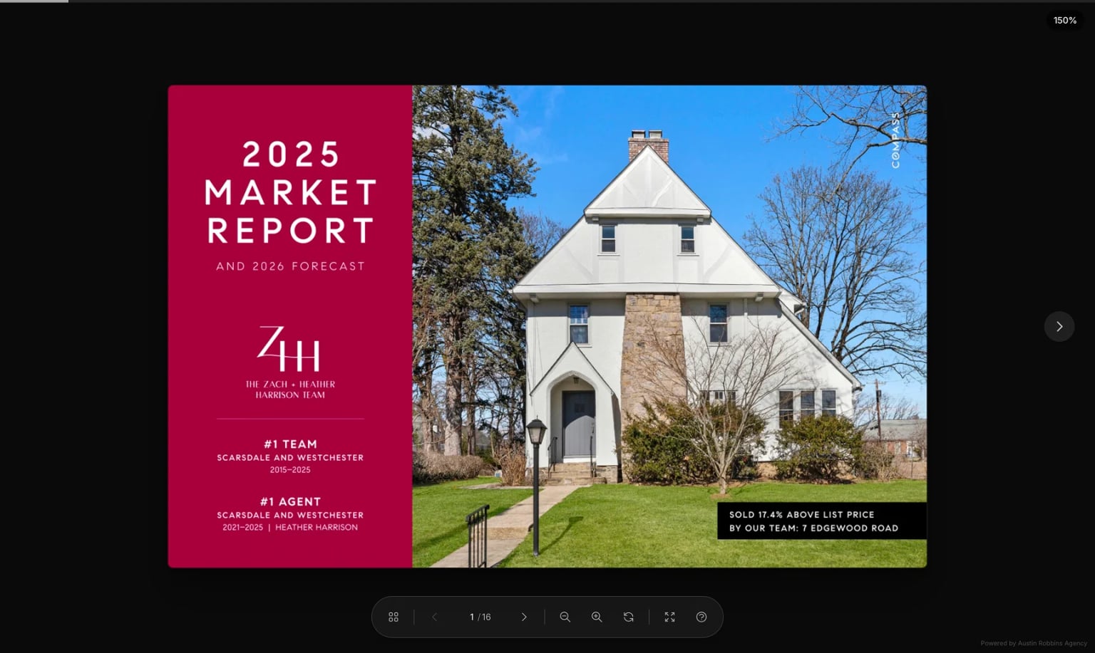 The ZHH Team website on MacBook